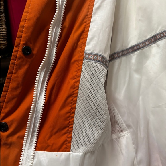 Columbia Women's White and Orange Jacket Size L - Picture 9 of 9